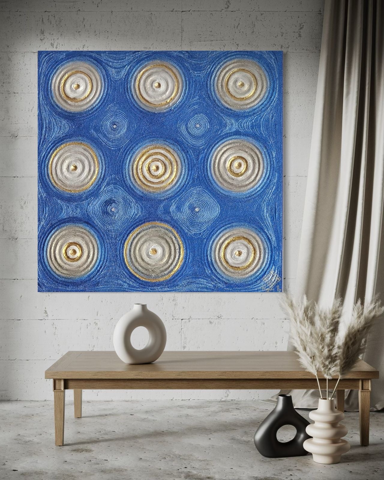 Sand Circles Sapphire