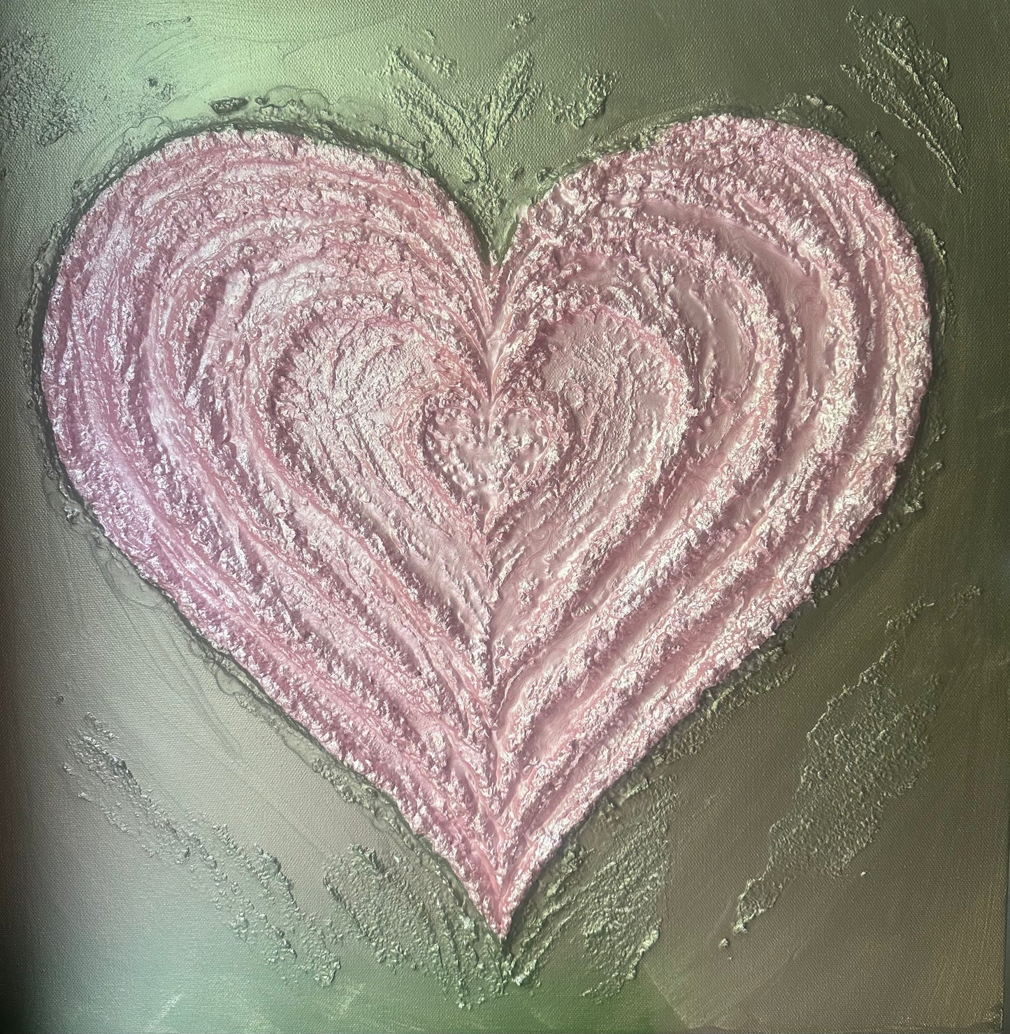 Rose Quartz Heart - Soft Pink