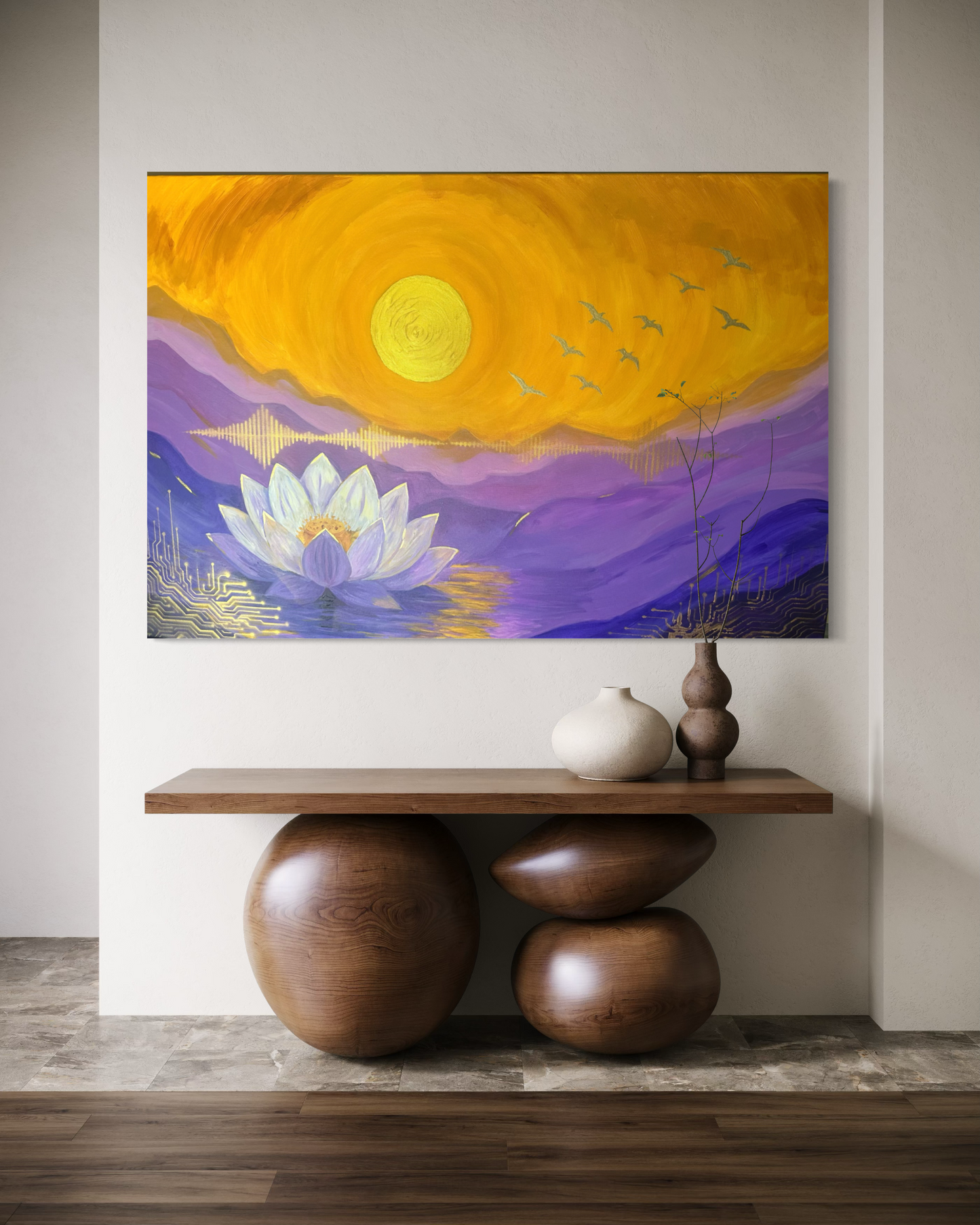 Mountain Lotus (Framed)