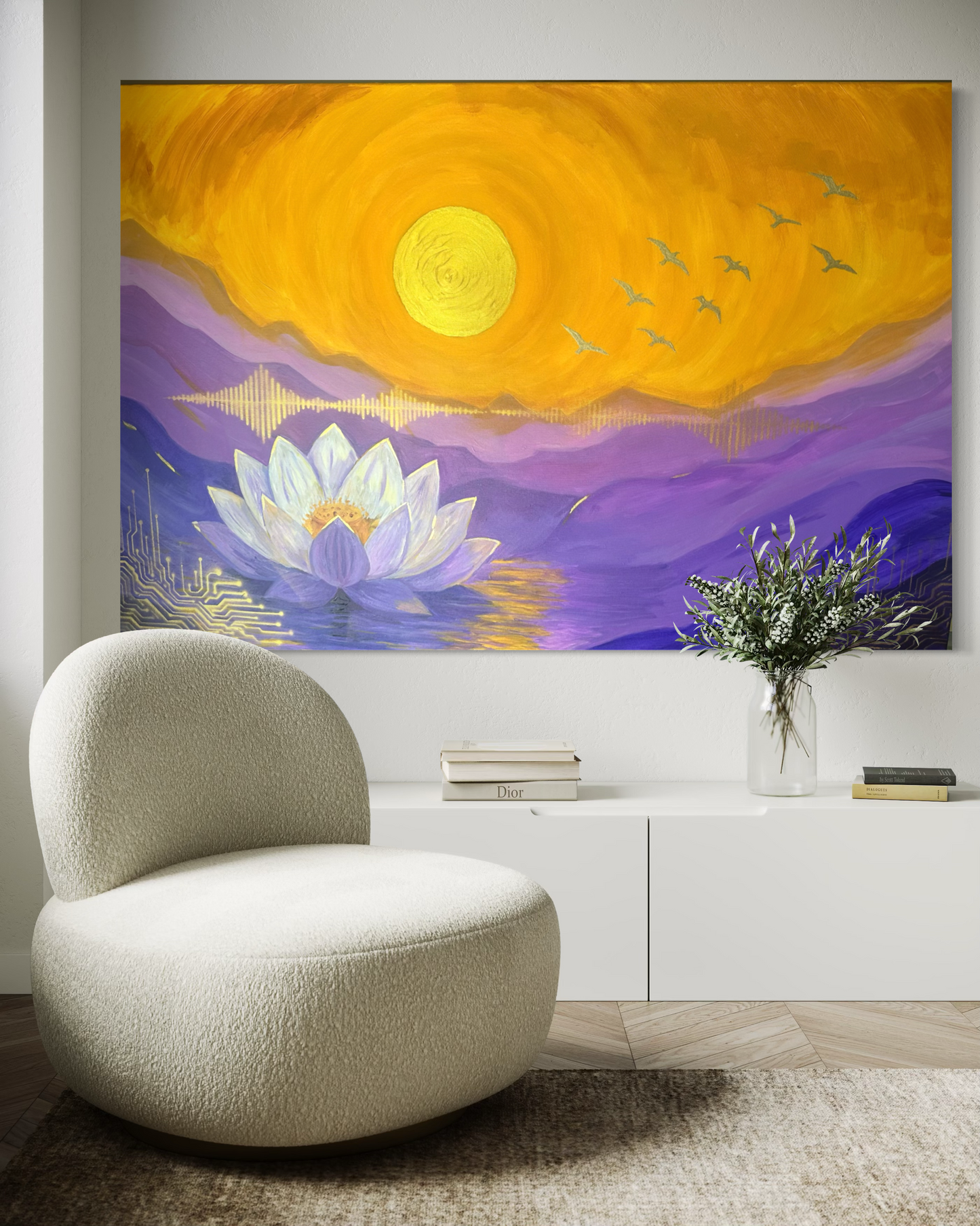 Mountain Lotus (Framed)