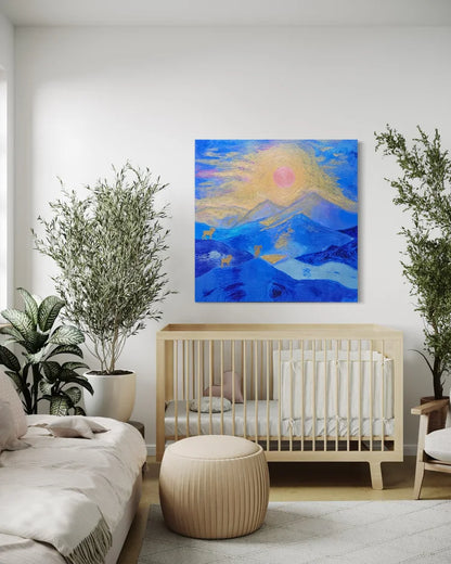 Three Sheep on a Mountain