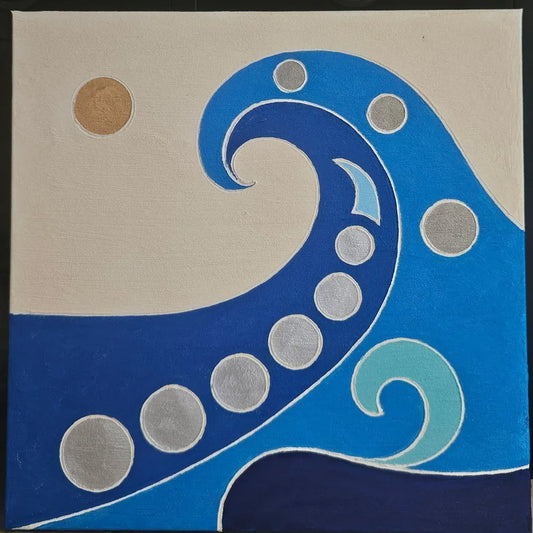 Wave of Abundance with Pearls