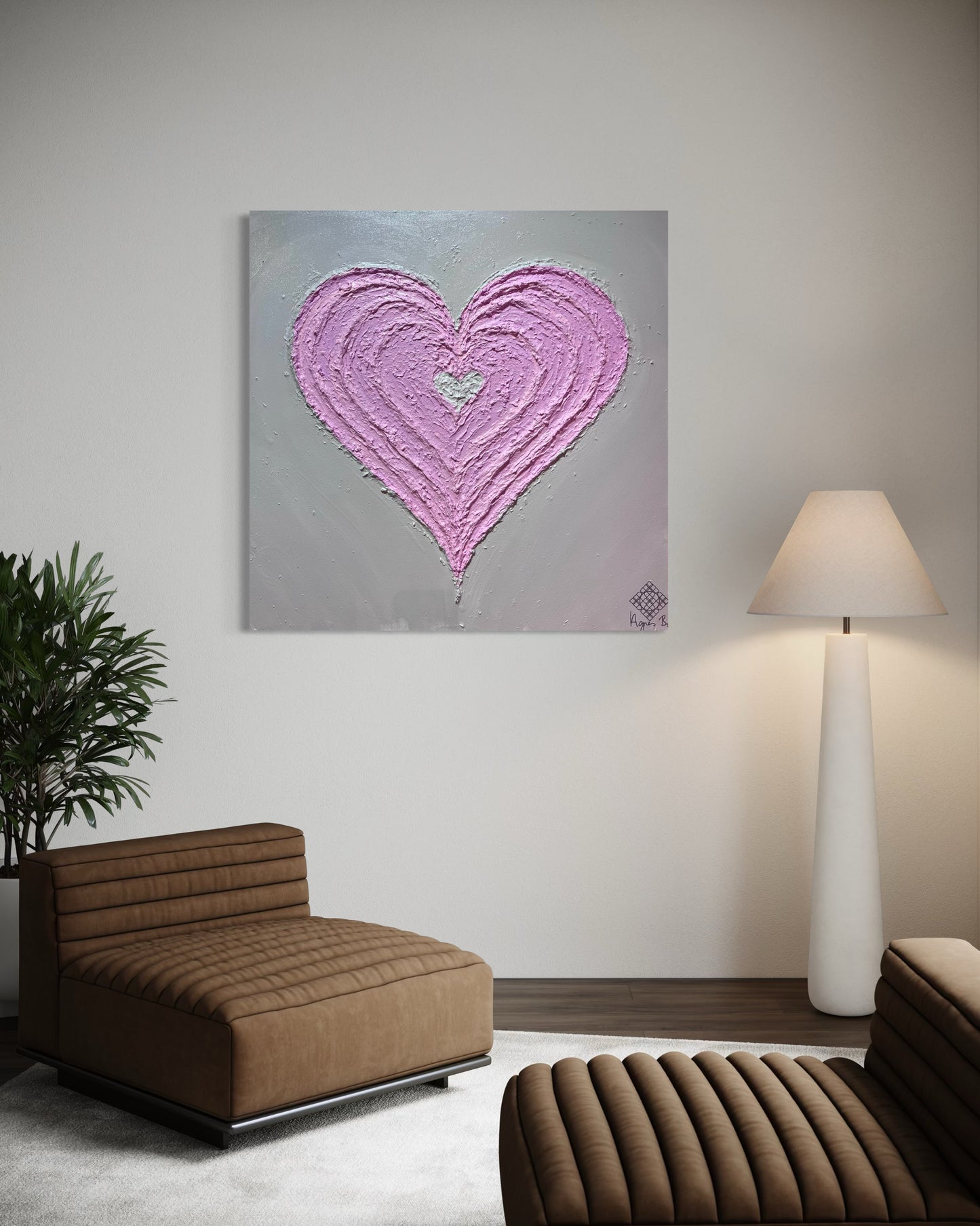 Yin Pink Heart